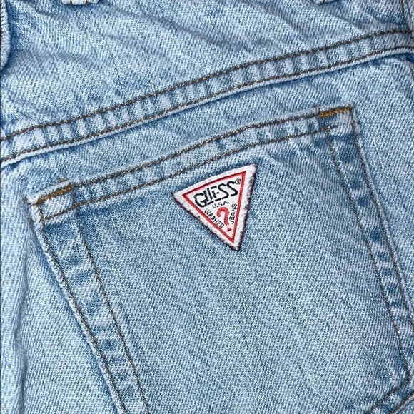 Y2K Guess Vintage Size 29 Classic Blue Denim Jeans - Picture 10 of 10